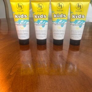 Black girl sunscreen kids SPF 50